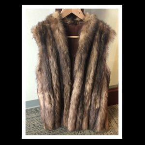 Beautiful Real Fox Skin Fur Vest